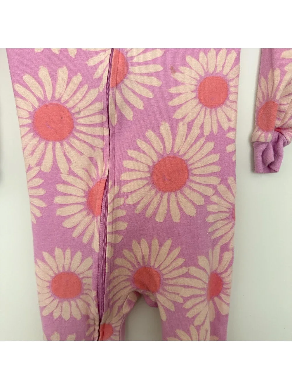 Carter's Baby Girl Daisy Footed Pajamas 24M